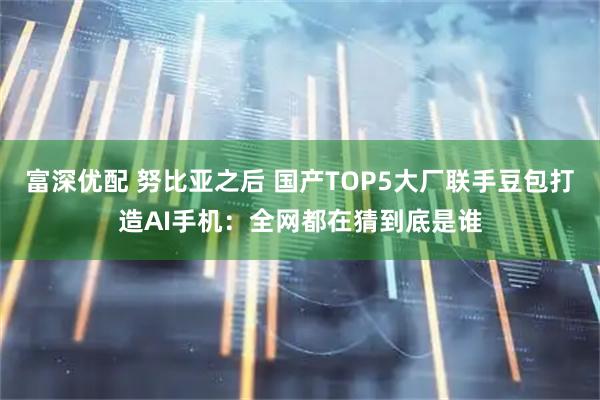 富深优配 努比亚之后 国产TOP5大厂联手豆包打造AI手机：全网都在猜到底是谁